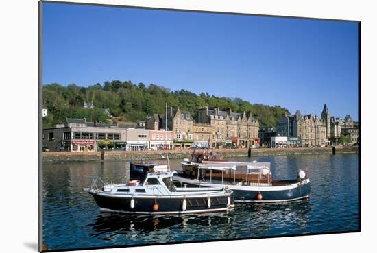 Harbour and Waterfront, Oban, Argyll, Strathclyde, Scotland, United Kingdom-Geoff Renner-Mounted Photographic Print