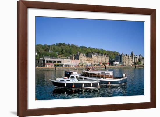 Harbour and Waterfront, Oban, Argyll, Strathclyde, Scotland, United Kingdom-Geoff Renner-Framed Photographic Print