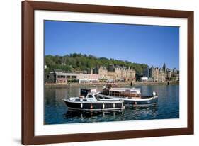 Harbour and Waterfront, Oban, Argyll, Strathclyde, Scotland, United Kingdom-Geoff Renner-Framed Photographic Print