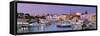 Harbour and Waterfront of Ciutadella, Menorca, Balearic Islands, Spain-Doug Pearson-Framed Stretched Canvas