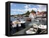 Harbour Approaches, Kragero, Telemark, South Norway, Norway, Scandinavia, Europe-David Lomax-Framed Stretched Canvas