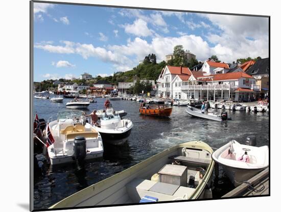 Harbour Approaches, Kragero, Telemark, South Norway, Norway, Scandinavia, Europe-David Lomax-Mounted Photographic Print
