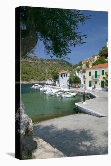 Harbour, Assos, Kefalonia, Greece-Peter Thompson-Stretched Canvas