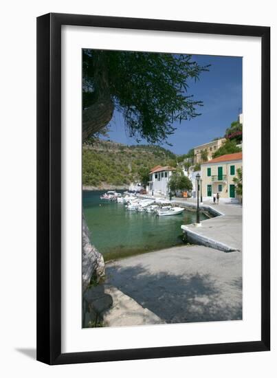 Harbour, Assos, Kefalonia, Greece-Peter Thompson-Framed Photographic Print