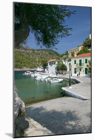 Harbour, Assos, Kefalonia, Greece-Peter Thompson-Mounted Photographic Print