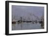 Harbour at Antwerp, 1884-Johannes Martin Grimelund-Framed Giclee Print