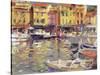 Harbour at Cassis-Peter Graham-Stretched Canvas