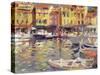 Harbour at Cassis-Peter Graham-Stretched Canvas