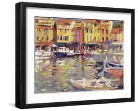 Harbour at Cassis-Peter Graham-Framed Giclee Print