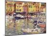 Harbour at Cassis-Peter Graham-Mounted Giclee Print