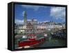 Harbour at Cobh, County Cork, Munster, Republic of Ireland, Europe-Richardson Rolf-Framed Stretched Canvas