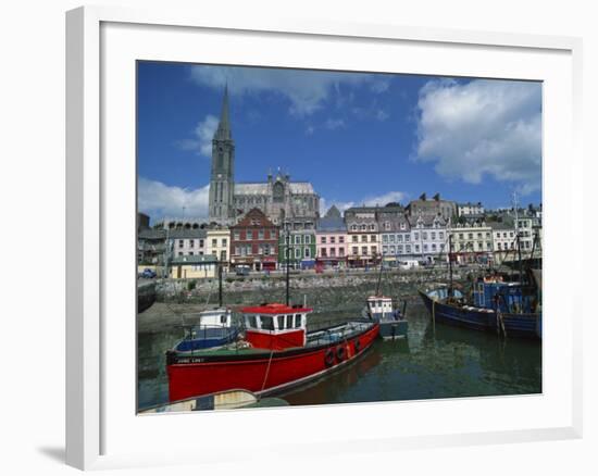 Harbour at Cobh, County Cork, Munster, Republic of Ireland, Europe-Richardson Rolf-Framed Photographic Print