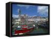 Harbour at Cobh, County Cork, Munster, Republic of Ireland, Europe-Richardson Rolf-Framed Stretched Canvas