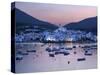 Harbour at Dusk, Cadaques, Costa Brava, Catalonia, Spain, Mediterranean, Europe-Stuart Black-Stretched Canvas