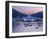 Harbour at Dusk, Cadaques, Costa Brava, Catalonia, Spain, Mediterranean, Europe-Stuart Black-Framed Photographic Print