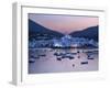 Harbour at Dusk, Cadaques, Costa Brava, Catalonia, Spain, Mediterranean, Europe-Stuart Black-Framed Photographic Print