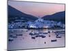 Harbour at Dusk, Cadaques, Costa Brava, Catalonia, Spain, Mediterranean, Europe-Stuart Black-Mounted Photographic Print