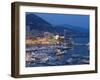 Harbour at Dusk, Monte Carlo, Monaco-Peter Adams-Framed Photographic Print