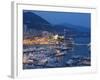 Harbour at Dusk, Monte Carlo, Monaco-Peter Adams-Framed Photographic Print