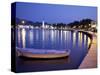 Harbour at Dusk, Zakynthos Town, Zakynthos, Ionian Islands, Greek Islands, Greece, Europe-Frank Fell-Stretched Canvas