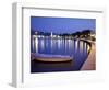 Harbour at Dusk, Zakynthos Town, Zakynthos, Ionian Islands, Greek Islands, Greece, Europe-Frank Fell-Framed Photographic Print