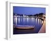 Harbour at Dusk, Zakynthos Town, Zakynthos, Ionian Islands, Greek Islands, Greece, Europe-Frank Fell-Framed Photographic Print