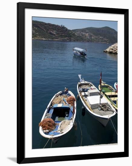 Harbour at Kalkan, a Popular Tourist Resort, Antalya Province, Anatolia, Turkey-null-Framed Photographic Print