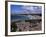 Harbour at Low Tide with Town Beach Beyond, Newquay, Cornwall, England, United Kingdom-Julian Pottage-Framed Photographic Print