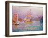 Harbour at Marseilles, circa 1906-Paul Signac-Framed Giclee Print