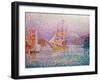 Harbour at Marseilles, circa 1906-Paul Signac-Framed Giclee Print