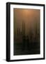 Harbour at Night-Caspar David Friedrich-Framed Giclee Print