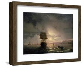 Harbour at Odessa on the Black Sea, 1852-Ivan Konstantinovich Aivazovsky-Framed Giclee Print