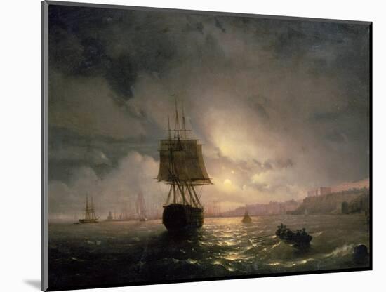 Harbour at Odessa on the Black Sea, 1852-Ivan Konstantinovich Aivazovsky-Mounted Giclee Print
