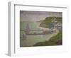 Harbour at Port-En-Bessin at High Tide, 1888-Georges Seurat-Framed Giclee Print