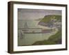 Harbour at Port-En-Bessin at High Tide, 1888-Georges Seurat-Framed Giclee Print