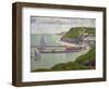 Harbour at Port-En-Bessin at High Tide, 1888-Georges Seurat-Framed Giclee Print