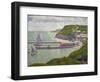 Harbour at Port-En-Bessin at High Tide, 1888-Georges Seurat-Framed Giclee Print