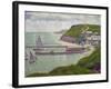 Harbour at Port-En-Bessin at High Tide, 1888-Georges Seurat-Framed Giclee Print