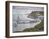 Harbour at Port-En-Bessin at High Tide-Georges Seurat-Framed Art Print