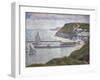 Harbour at Port-En-Bessin at High Tide-Georges Seurat-Framed Art Print
