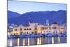 Harbour at Pothia, Kalymnos at Dusk, Dodecanese, Greek Islands, Greece, Europe-Neil Farrin-Mounted Photographic Print