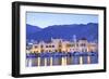 Harbour at Pothia, Kalymnos at Dusk, Dodecanese, Greek Islands, Greece, Europe-Neil Farrin-Framed Photographic Print