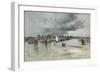 Harbour at St. Vaast, the Hague, 1882-Frank Myers Boggs-Framed Giclee Print