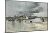 Harbour at St. Vaast, the Hague, 1882-Frank Myers Boggs-Mounted Giclee Print