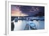 Harbour at Sunset, Neuchatel, Switzerland, Europe-Ian Trower-Framed Photographic Print