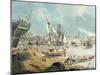 Harbour at Weymouth, Dorset, 1805-John Thomas Serres-Mounted Giclee Print