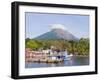 Harbour Below Volcan Concepcion, 1610M, Ometepe Island, Lake Nicaragua, Nicaragua, Central America-Christian Kober-Framed Photographic Print