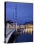 Harbour Bridge at Dusk, Torquay, Devon, England, United Kingdom, Europe-Stuart Black-Stretched Canvas