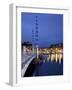 Harbour Bridge at Dusk, Torquay, Devon, England, United Kingdom, Europe-Stuart Black-Framed Photographic Print