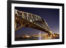 Harbour Bridge at Twilight-Paul Souders-Framed Photographic Print